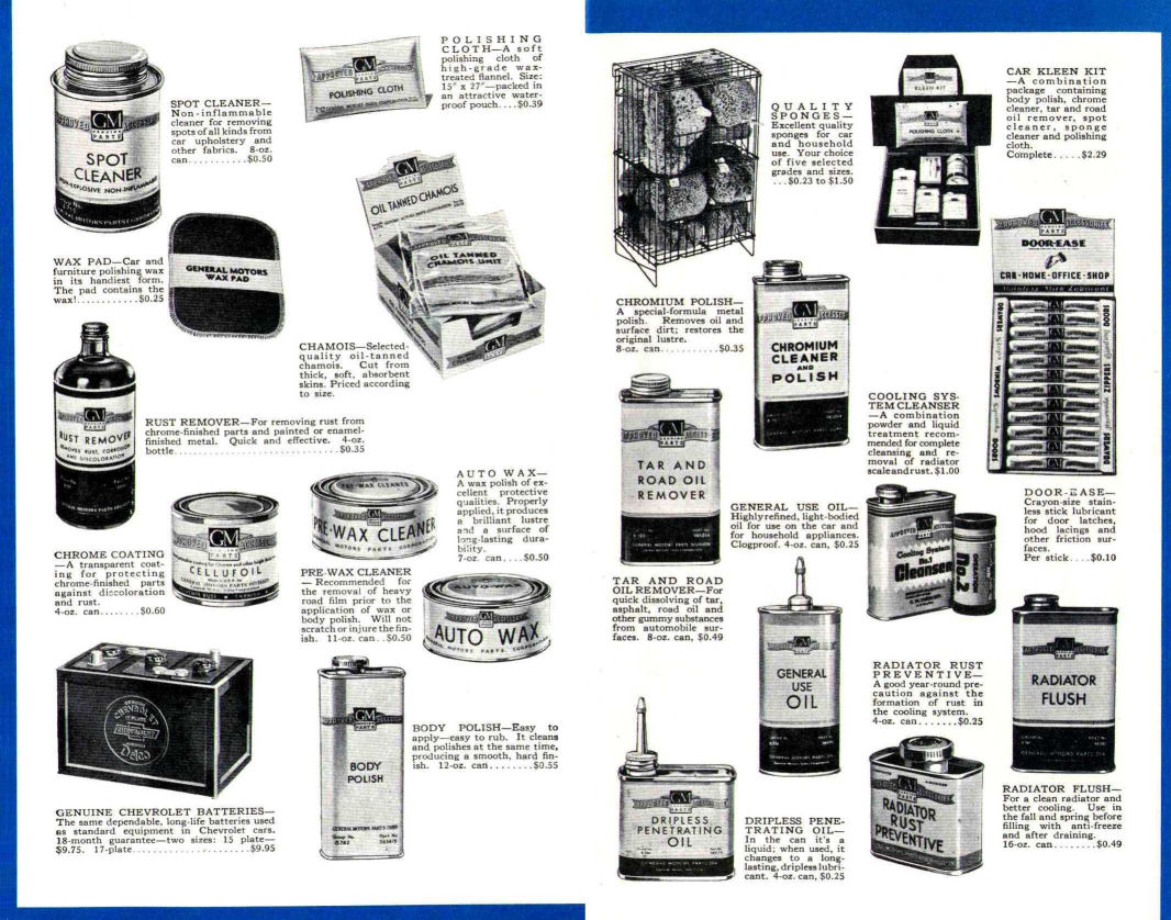 1939 Chevrolet Accessories Booklet Page 3